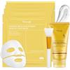 Znnhnn Maschera Collagene Viso,Curcuma Collagen Night Wrapping Mask,Bio Mask Collagen,Maschera viso Coreana,Maschera Peel off Notturna,Detergente, Idratante, Effetto Antirughe