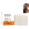 Wootapson 2Pezzi Shampoo Solido Anticaduta,Shampoo Di Riso Anti-Caduta Fortificante,Anti-Hair Loss Rice Shampoo Bar,Stimola La Crescita Dei Capelli Per i Problemi Di Diradamento