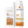 Znnhnn Crema solare SPF 60 50 ml + spray viso SPF 60 100 ml, protezione forte, protezione solare per tutti i tipi di pelle
