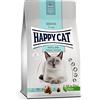 Happy Cat 70596 Care stomaco e intestino - cibo secco per gatti con anatra per gatti sensibili e sbornia, contenuto 1,3 kg