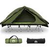 Night Cat Tenda per 1 uomo impermeabile: tenda rialzata con larghezza di campo 80 cm, letto per escursioni e viaggi in erba desertica fangosa