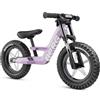 BERG Biky Cross - Bicicletta viola con freno a mano a partire dai 2 anni, con pneumatici, telaio leggero in magnesio, 12 pollici, bicicletta per bambini, sella regolabile in altezza