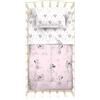 Caleffi 19575, Cotone Disney Minnie Amici Completo Lenzuola per Baby, Multicolor