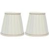 Marooma 2 Paralumi Doppi Piccoli con Opzione Clip per Tavolo, Lampadari e Lampade da Parete, Paralume in Tessuto Cilindrico in Materiale Confortevole, Design Moderno e alla Moda(4#)