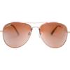 BROWN - Occhiali da Sole stile Aviatore - Oro con Lenti Rosa - Occhiali da Sole da Uomo e da Donna - Sunglasses con Lenti con Filtro Scuro e Protezione Raggi UV 400 - (Oro - Lenti Rosa)