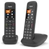Gigaset C575 Duo - Due Telefoni - Display a colori TFT - moderna interfaccia utente - Funzione Sveglia - Vivavoce, Nero [Versione Italiana]