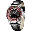 LIGE Orologio Uomo Nero, Orologi Uomo al Quarzo Analogico, Quadrante Smaltato a Bussola Vintage, Impermeabile 3ATM, Lancette Luminose, Regali di Moda Raffinati, Business Elegante Casual