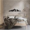Wallity Hanah Home Elegante accessorio decorativo da parete in metallo, nero, 16 x 68 cm, 100% metallo, spessore 1,5 mm, perfetto per la decorazione della casa e gli spazi moderni