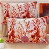 PETTI Artigiani Italiani - Coppia di Federe Cuscino 50x70 cm in Microfibra, Cuscini Arredo Camera da Letto, Divano, Salotto, Set 2 Fodere Copricuscino, Federa Corallo Rosso, 100% Made in Italy