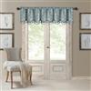 Elrene Mia Jacquard Scroll Blackout Mantovana Oscurante, Blu, 52 x 19 (1 Valance)