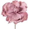 DRW Set di 6 Fiori Artificiali in Schiuma Eva e Carta Viola, 13 x 13 x 65 cm, Violetto, Medidas: 13x13x65cm