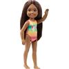 Mattel Barbie Chelsea Club Bambola Spiaggia con Costume GVH56