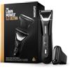 Manscaped Refining The Gentleman Rifinitore per peli del corpo e inguine MANSCAPED® The Lawn Mower® 5.0 ULTRA - Rifinitore a doppia testa SkinSafe® e lame a lamina, impermeabile, ricaricabile tramite USB-C con custodia da viaggio