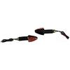 FORBIKES 03-0039 CP.MINI FRECCE A LAMPADINA DOUBLE ARROW CARBON GAMBO LUNGO OMOLOGATE