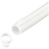 IGTOPS Guarnizione in gomma per porta, 10 m, per finestre, per cornici, profili e porte (10 mm, bianco)