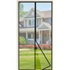 JIANJIAO Zanzariera Magnetica per Porte 80x210cm, Zanzariera Porta Tenda Chiusura Automatica Traspirante Zanzariere Anti Zanzare Insetti, per Porta Finestra Balcone Soggiorno,Nero