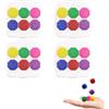 Dongcill Gonggi Korean Game, Set di Gioco Gonggi, Gonggi Jack Stone Catching Game, Gioco Cattura delle Pietra, Gonggi Squid Set, Grab Lancio Tradizionale Coreano per Adulti (24Pcs + 4Box)