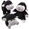lilizzhoumax Peluche Pecora 3 Pezzi, Carino animale Pecora Peluche, Bianco giocattolo Peluche Pecora, morbido Bambole Animali Selvatici, Regalo per Bambini e Amici