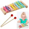 Doukesh Xilofono Bambini Colorato Xilofono Legno Xilofono Professionale Xilofono per Bambini Colorati Strumento Xilofono Musical Giocattoli Xilofono Giocattoli Musicali per Bambino Strumenti Musicali Bambini