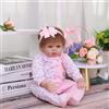 JIEBOTE 23 pollici 57 cm Reborn Baby Bambole Ragazzo come Vero Bambino Morbido Silicone Silicone Del Bambino Bambole Realistica Bambole Neonato Bambole Ragazzo Bambini Giocattoli