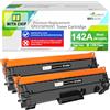 GREENPRINT CON CHIP 142A W1420A Cartuccia Toner Compatibile 1000 Pagine Capacità Standard 2 Nero per Stampanti H P M110 M110w M139 M140 M140w【Non Compatibile con Modelli H P + che Terminano con e】