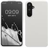 kwmobile Cover per Samsung Galaxy A55 5G Custodia - Back Case per Smartphone in Silicone TPU - Protezione Gommata - bianco matt