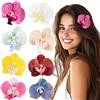 Hifot Hawaii Fiore per Capelli Donna, Fermagli Capelli Bambina, Orchidea Falena Colorate Forcine per Capelli, Clip Accessori Capelli Cerimonia per Sposa Ragazze Festa Spiaggia Nozze Estate 8 Pezzi