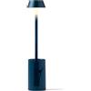 Lexon MIMI Lampada da Lettura a Pinza, Luce per Lettura a Letto, Base Incluso per Comodino, 9 Colori LED, Accessorio E-book, Ricaricabile USB-C - Blu Scuro