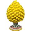 sicilia bedda - Pigna Siciliana con Piede Decorato - Modello Maioliche - Ceramica di Caltagirone (Altezza 25 x 15, Giallo)