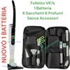 VORWERK FOLLETTO VK7S 1 BATTERIA NUOVO CARICATORE SACCA ACCESSORI SPAZZOLA HD7s