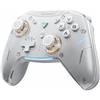 Machenike G5Pro V2 PC Controller Wireless per PC/Switch/iOS/Android/Smartphone con Grilletto Ottico-Microswitch, Switch Controller Gaming Bluetooth, RGB Sync, Joystick Intercambiabili (Bianco)