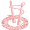 iMoebel Corda per saltare fitness, 6 mm x 3 m, in PVC, regolabile, in ABS, antiscivolo, per bambini, adulti, boxe dimagrante, colore bianco/blu