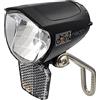 nean Luce per bicicletta elettrica a LED con luce di posizione e riflettore, luce fanale anteriore per bicicletta, faro con piastra di raffreddamento in alluminio omologata StVZO 70 LUX, nero…