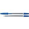 OFFICER PRODUCTS Penna a sfera basic/colore: blu/‎50 pezzi (1 pezzo)/spessore del tratto 1,0 mm/cassa trasparente/spessore della linea 0,7 mm/ideale per l'ufficio, la casa o la scuola