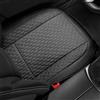 POKSRI 1P Coprisedile per Auto in Lino, Coprisedile Anteriore Inferiore per Guida, Cuscino Sedile in Tessuto di Lino Naturale, Antiscivolo, Adatto Universalmente a Veicoli, Camion, SUV (Nero)