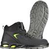 BWOLF HIS3S Scarpe Antinfortunistiche da Uomo Alte S3 da Materiale Innovativo, Impermeabili, 4x4 Grip Tech, Suola Ergo ESD, Nero, 45 EU