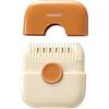 Generic Pettine 2 in 1 per tagliare i capelli, pettine per coda, strumento per la rimozione e lo styling dei capelli, mini strumento portatile per la rottura dei capelli, design a doppio lato con copertura