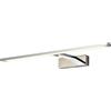 Generic Applique da Parete per Bagno Moderno, Lampada da toeletta a LED, 8 W, Finitura cromata, con Paralume in Acrilico, Hotel, Bianco Caldo 3000 K