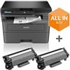 Brother DCP-L2627DWXL stampante multifunzione Laser A4 1200 x 1200 DPI 32 ppm Wi-Fi