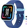 HENGTO Orologio Fitness Tracker per Bambini, Orologio Intelligente per Bambini Impermeabile IP68 19 Modalità Sport, Frequenza Cardiaca, Monitor del Sonno, per Ragazzi Ragazze Adolescenti 6-16