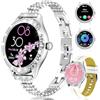 Homailida Orologio Smartwatch Donna, 1.32" Smart Watch Donna Rotondo con Chiamate e Whatsapp, Orologio Fitness con Monitoraggio del Sonno/Contapassi, Impermeabile SmartWatch per Android iOS