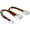DeLOCK CABLE DE ALIMENTACION DELOCK MOLEX 4PIN - MOLEX 4PIN +3,5 FDD
