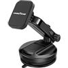 Goodyear Porta Cellulare Auto Magnetico, Supporto Universale Smartphone con Ventosa Potente per Cruscotto e Parabrezza, Braccio Telescopico 15cm, Rotazione 360°, 2 Magneti Inclusi
