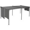 Pergola da terrazzo Sevilla antracite 3x6m Garden Point