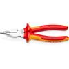 KNIPEX Pinza universale con testa a punta cromata isolati con, 08 26 185