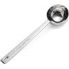 Qianfeng 1 cucchiaino da caffè porzionatore, in acciaio inox, da 30 g, cucchiaio dosatore lungo, cucchiaio da caffè, porzionatore da caffè, in polvere, cucchiaino da caffè, cucchiaino, misuratore, spoon,