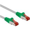 Intellinet Cavo di rete Patch Cross in rame Cat. 5e Verde/Grigio SF/UTP 3m