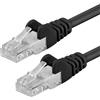 Intellinet Cavo di rete Patch in CCA Cat. 6 Nero UTP 1m