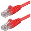 Intellinet Cavo di rete Patch in CCA Cat. 6 Rosso UTP 1m