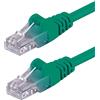 Intellinet Cavo di rete Patch in CCA Cat. 6 Verde UTP 1m
